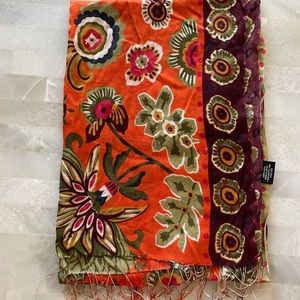 Anthropologie silk scarf